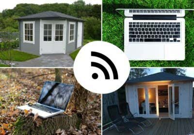 Internet im Gartenhaus: So bekommen Sie WLAN im Garten