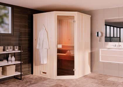Kleine Sauna bis -30% kaufen: Innensaunen für 2 Personen