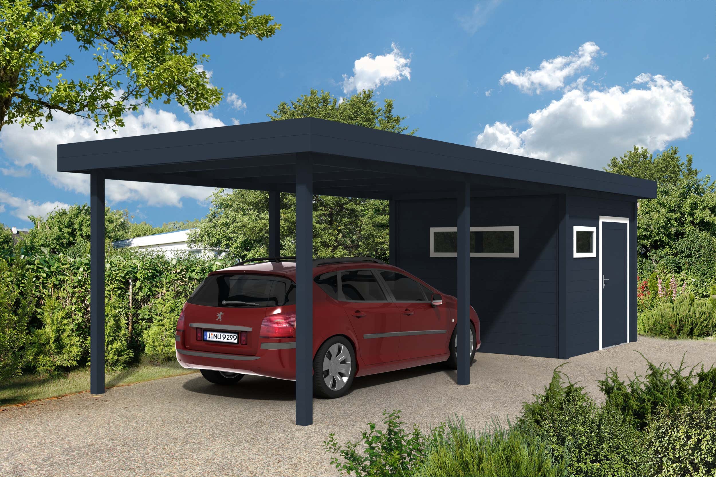 Навес для автомобиля с односкатной крышей. Навесы Carport. Навес гаражный d34l140. Гараж с навесом. Гараж с навесом для машины.