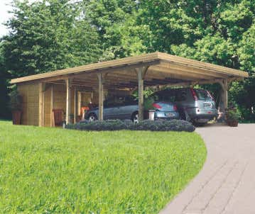 Doppelcarport Auch Mit Abstellraum Schuppen Bis Zu 50