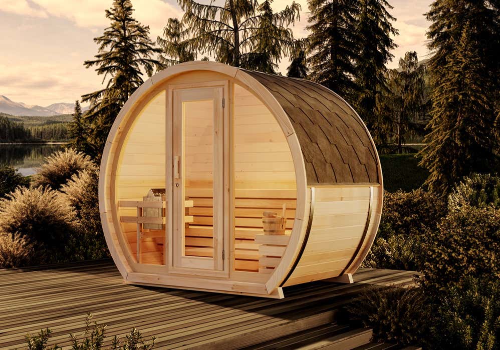 FinnTherm barrelsauna Luna XS