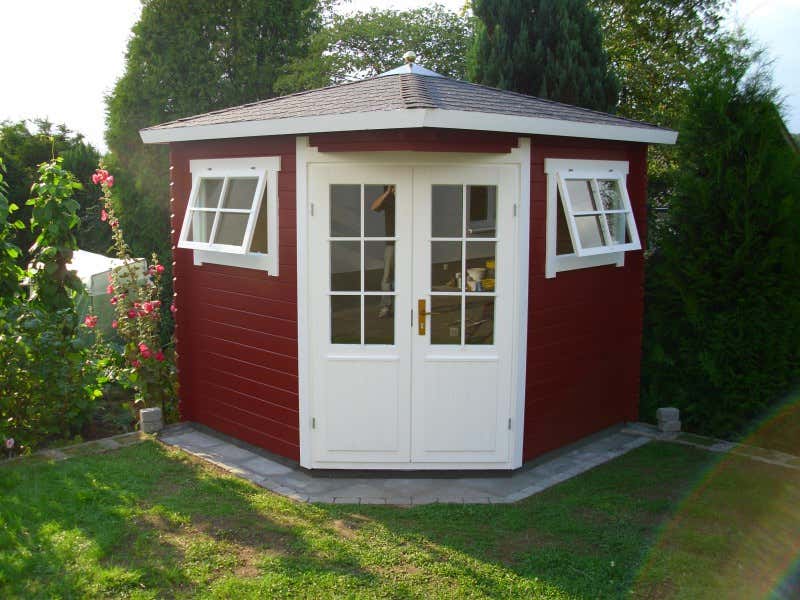 5-Eck Gartenhaus Modell Sunny-B 5-Eck Gartenhaus Modell Sunny-B - A-Z ...