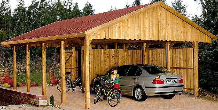 Carport Sauerland 620 X 750 Cm Mit Dachschalung A